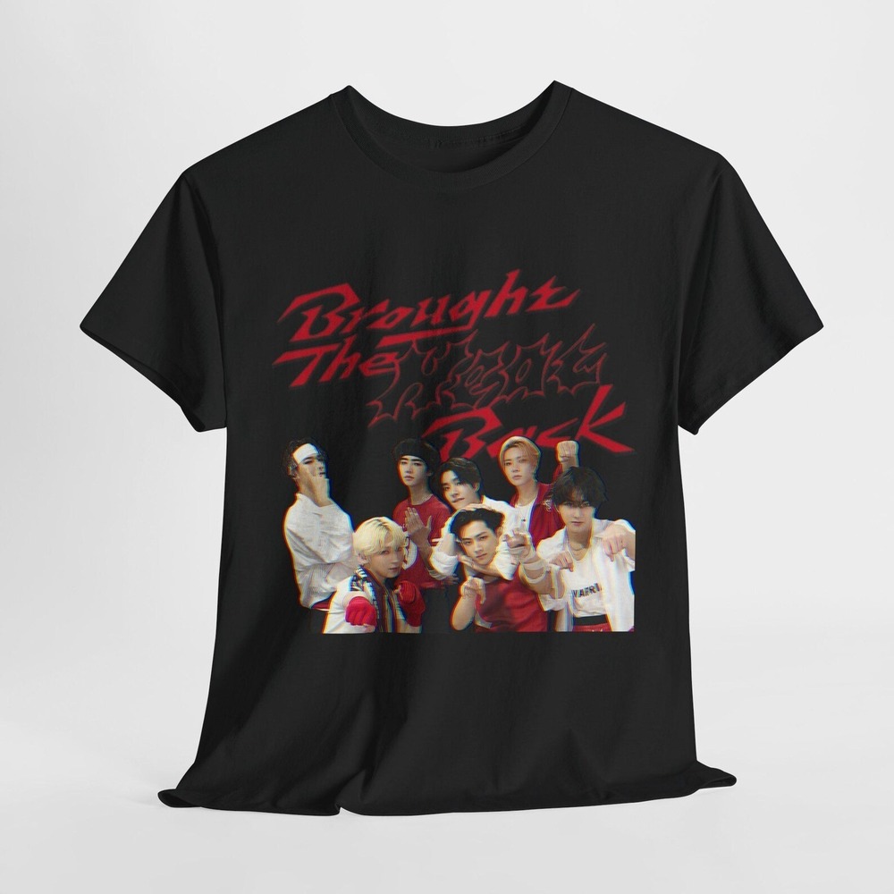 Enhypen Brought The Heat Back Black T-Shirt